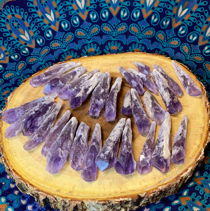 Amethyst Elestial Points