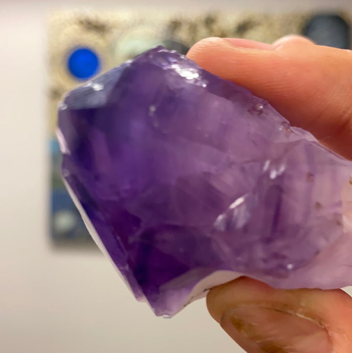 AAA Rough Amethyst Single Terminated Crystal (Item 8)