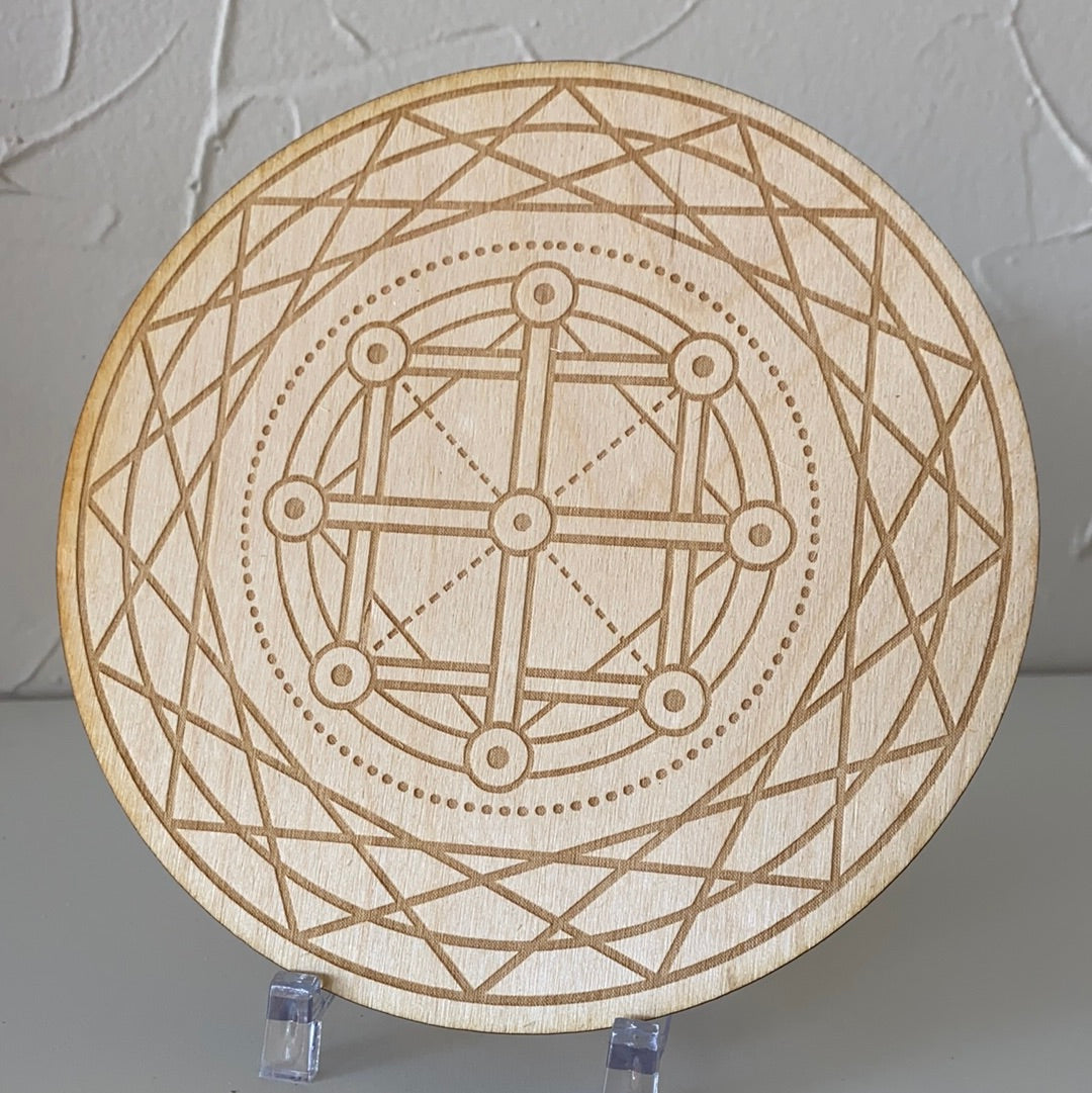 Double Square Crystal Grid 6”