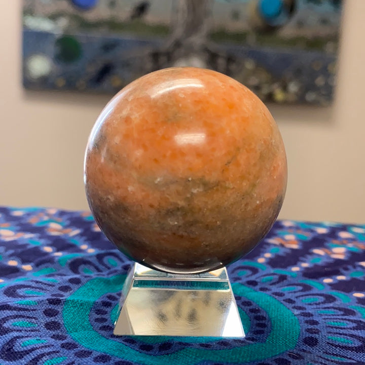 Peach Jasper 50mm Sphere