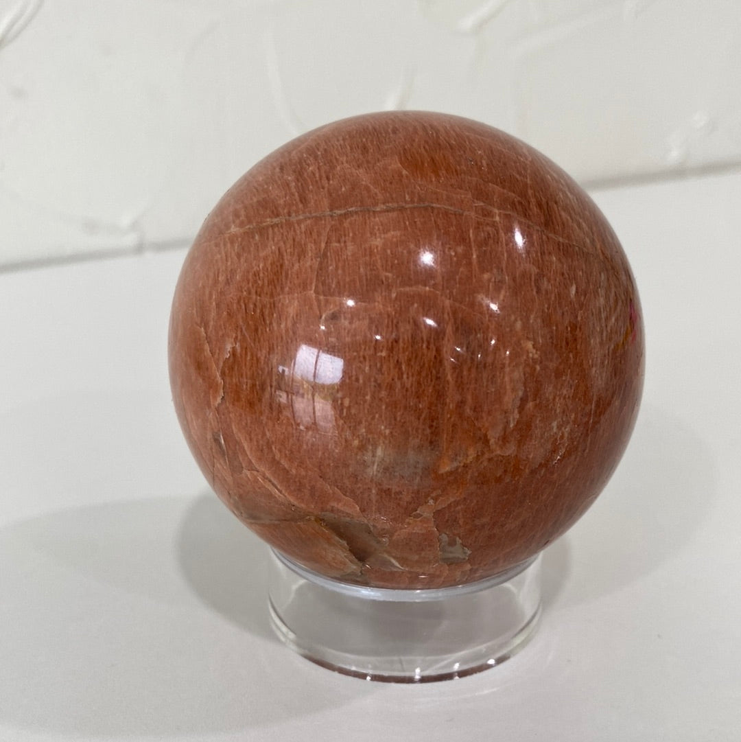 Peach Moonstone Spheres (M)