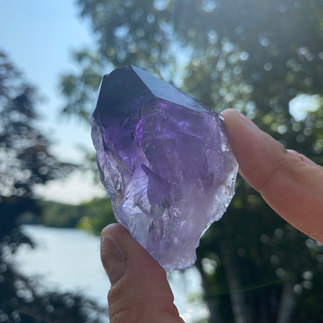 AAA Rough Amethyst Single Terminated Crystal (Item 6)
