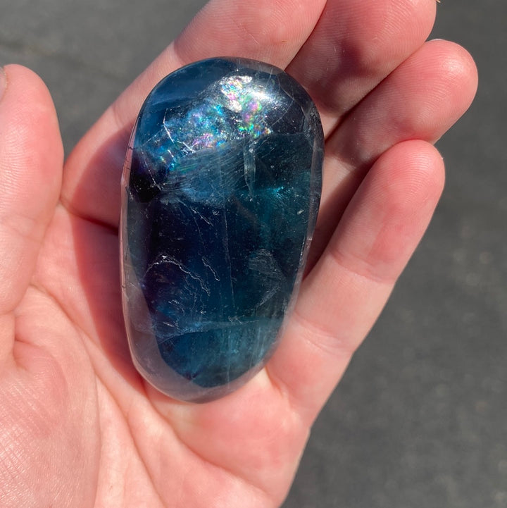 Fluorite Palm Stones