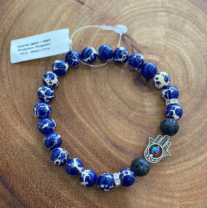 Imperial Jasper Hasma Bracelet