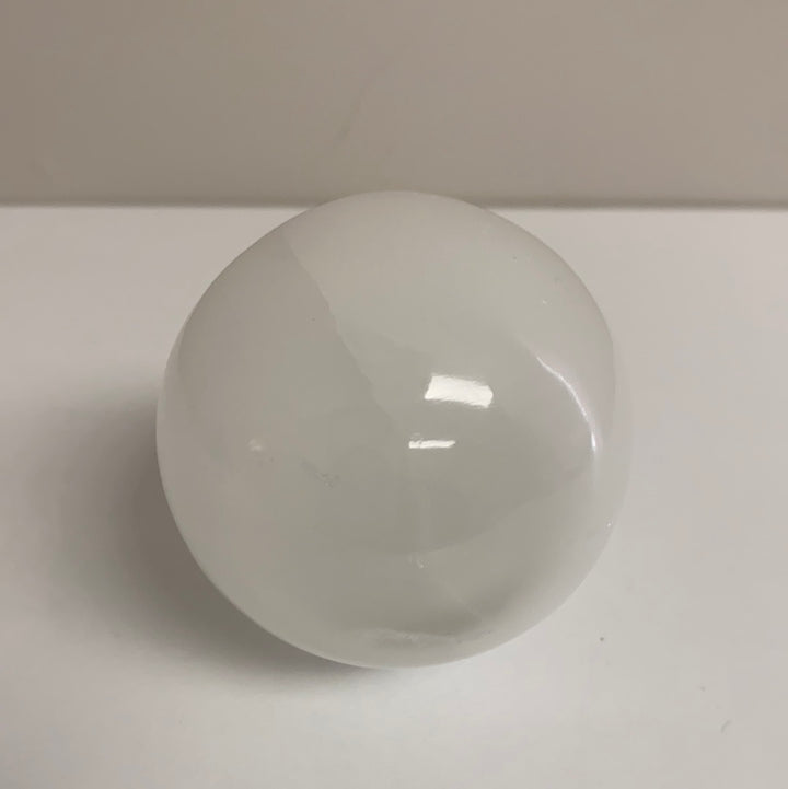 Satin Spar (Selenite) 50-60mm Sphere