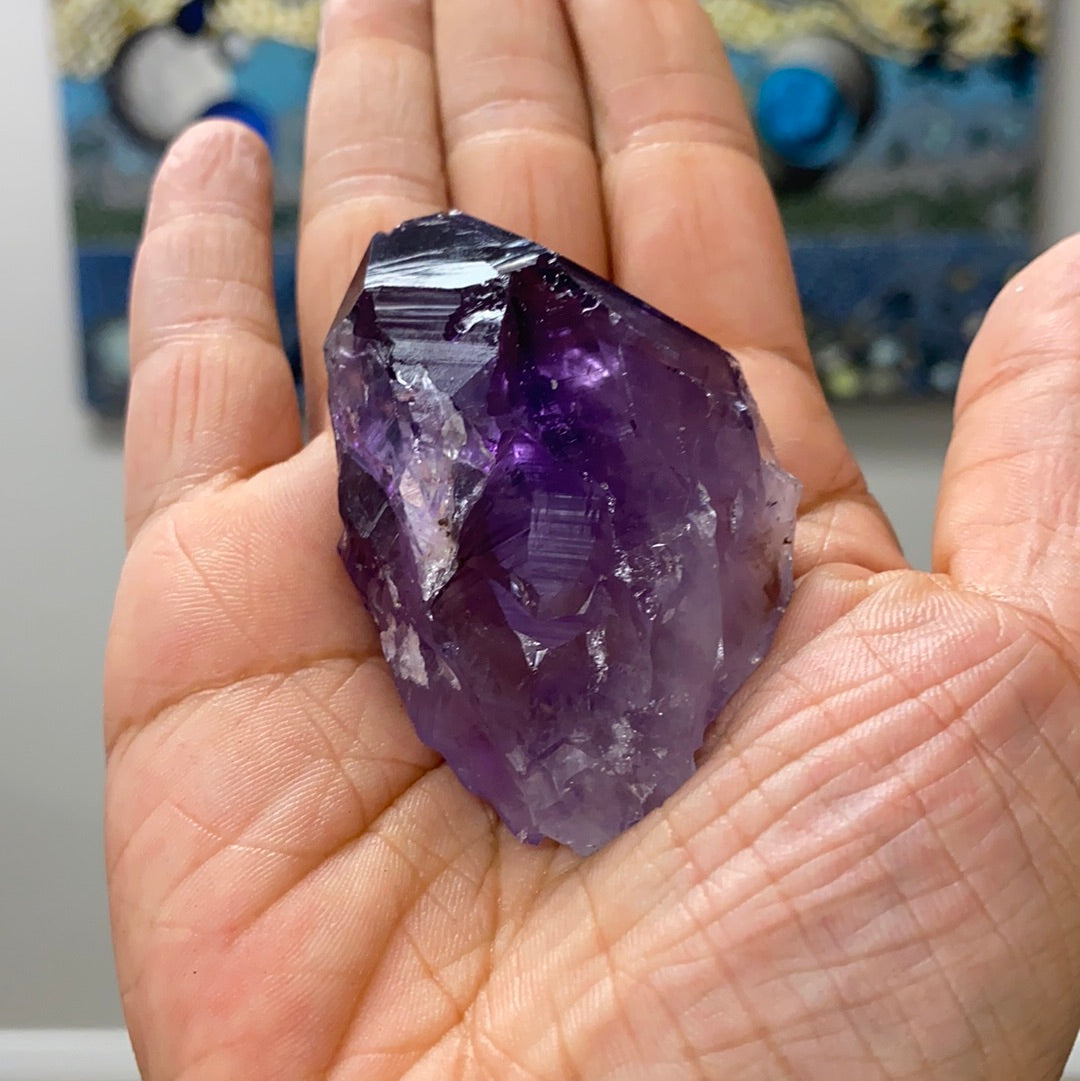 AAA Rough Amethyst Single Terminated Crystal (Item 6)