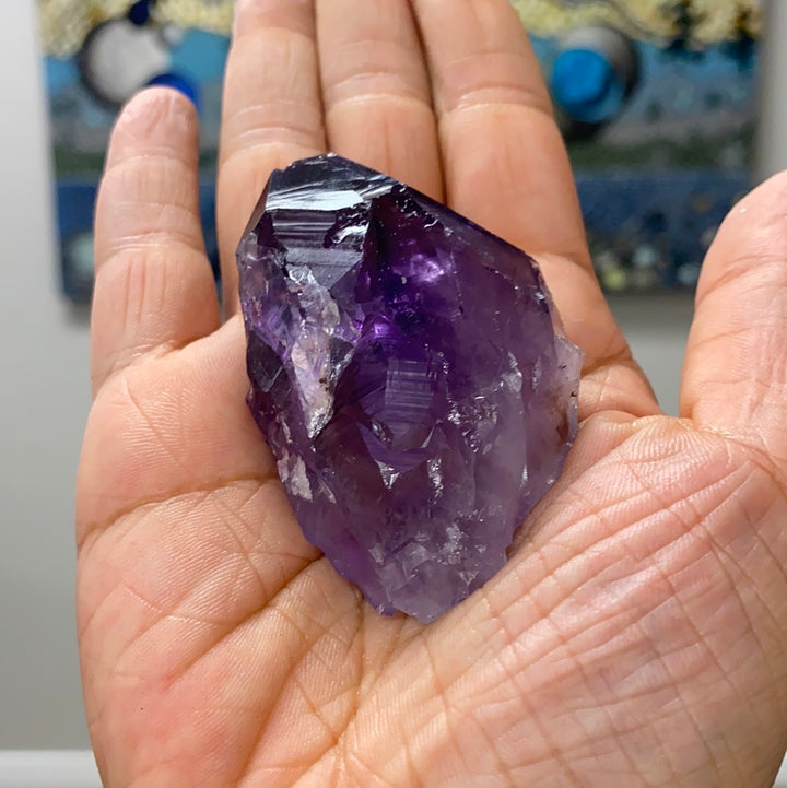 AAA Rough Amethyst Single Terminated Crystal (Item 6)