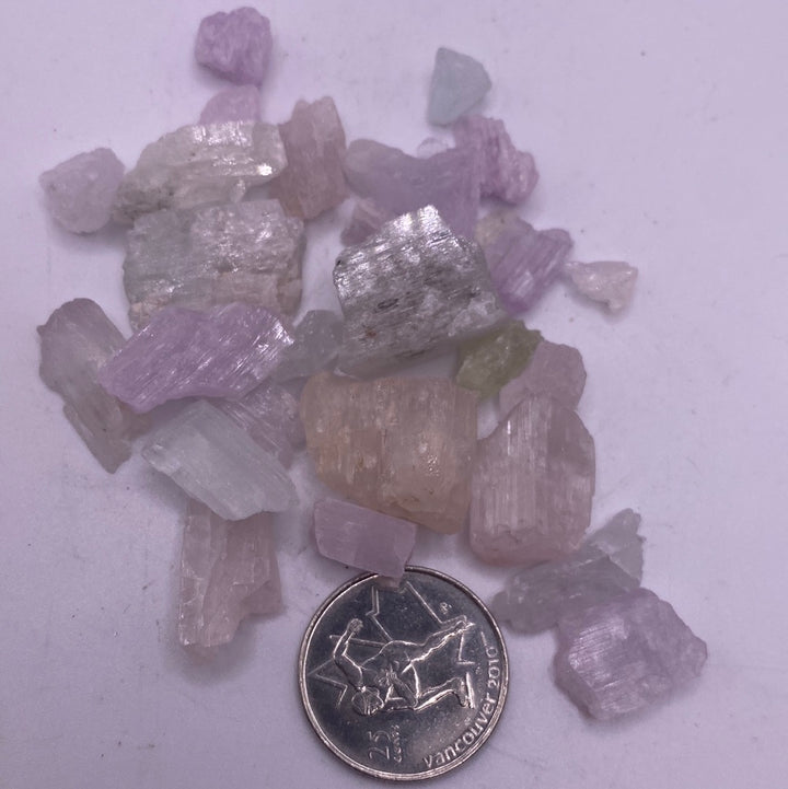 Kunzite Rough Cut (xs) 45g bag