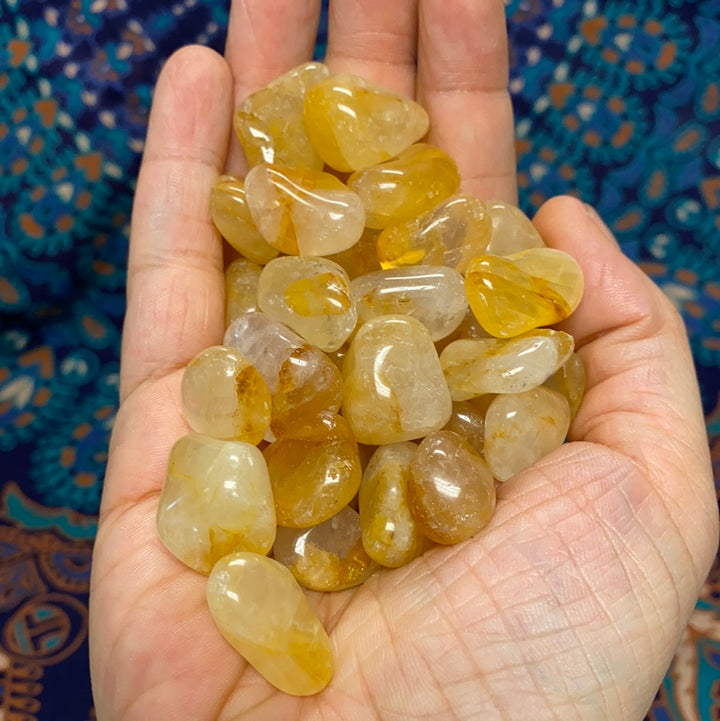 Golden Healer Inclusion Quartz Tumbled Stone