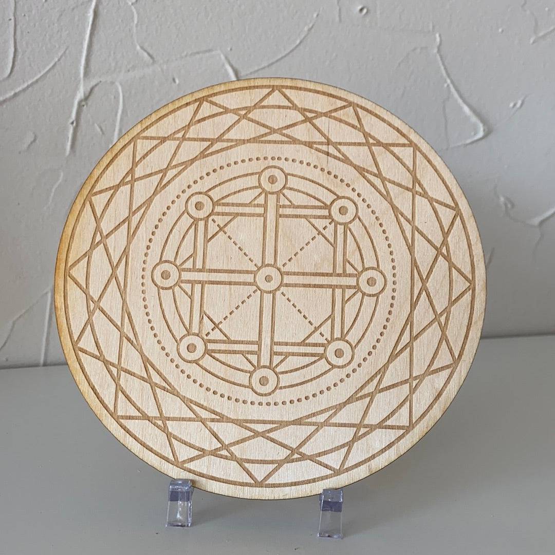 Double Square Crystal Grid 6”