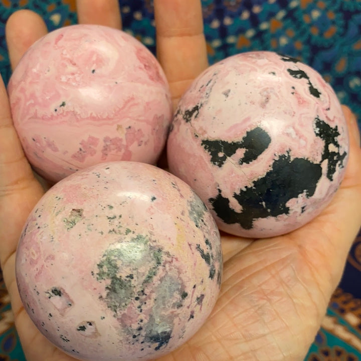 Rhodonite Sphere