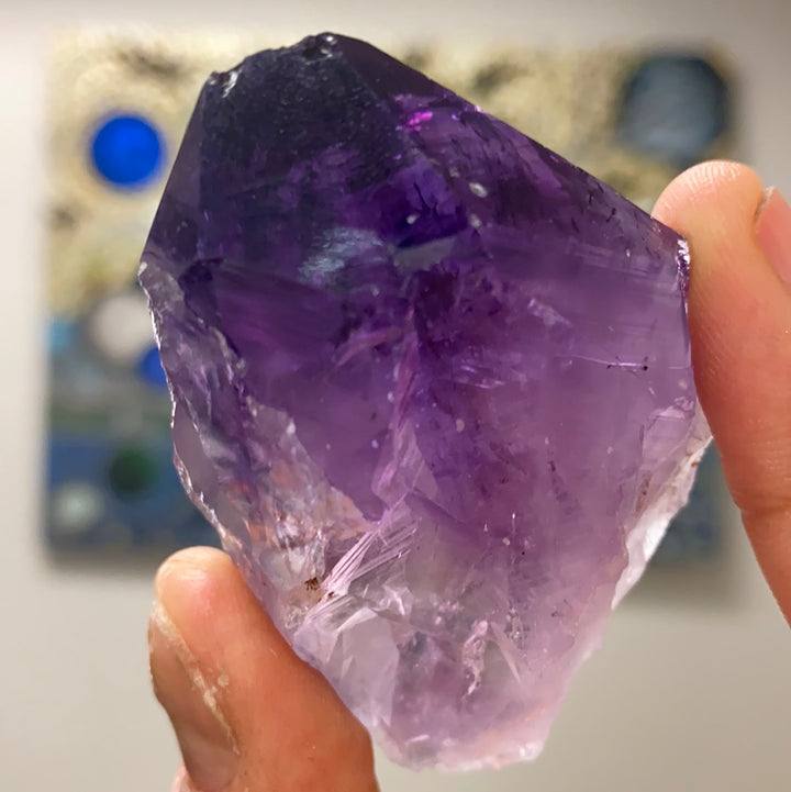 AAA Rough Amethyst Single Terminated Crystal (Item 6)