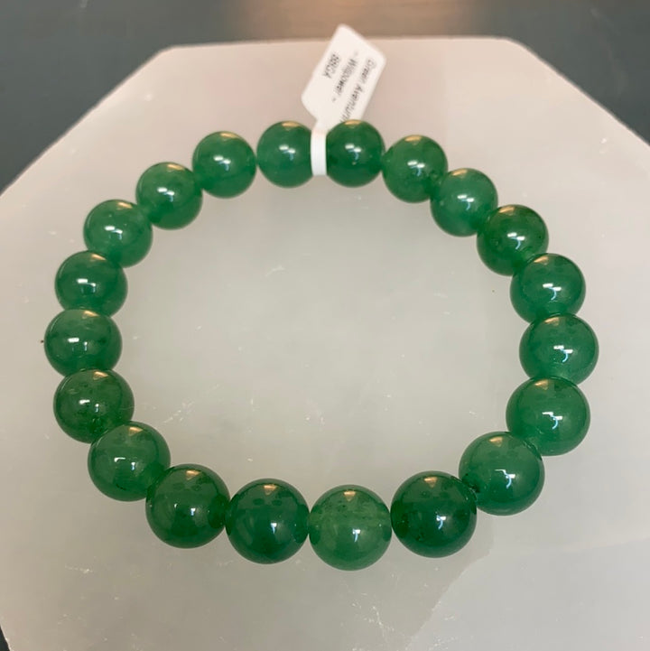Green Aventurine Round Beaded Bracelet