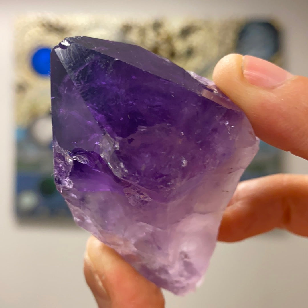 AAA Rough Amethyst Single Terminated Crystal (Item 5)
