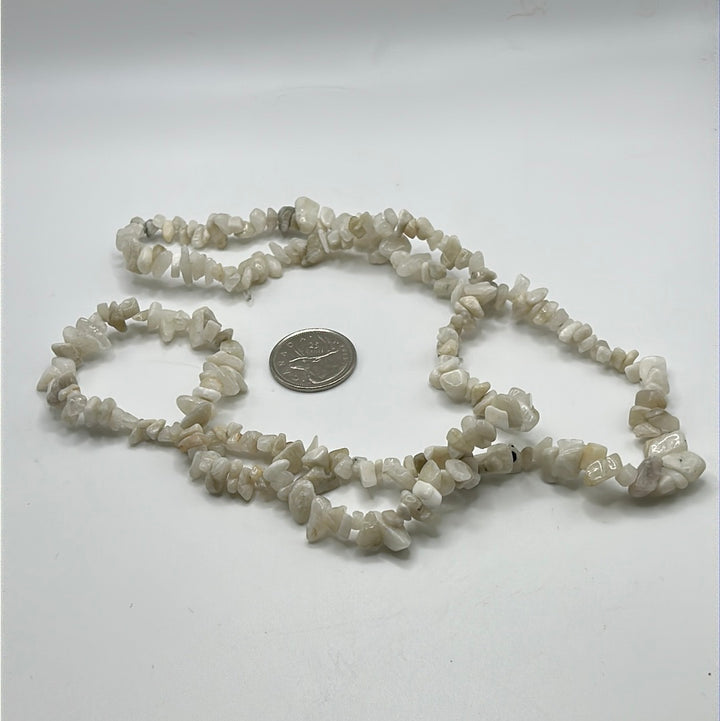 Moonstone 30” Chip Necklace