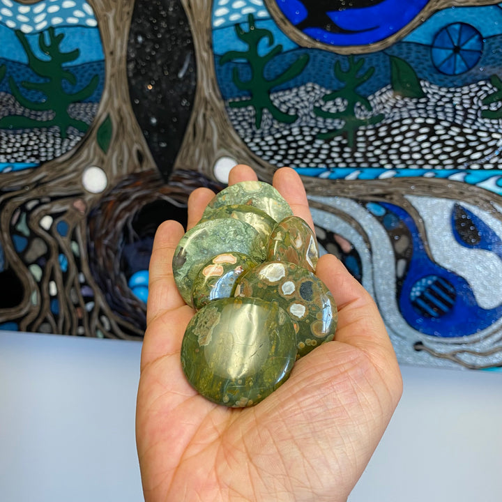 Rhyolite Palm Stones