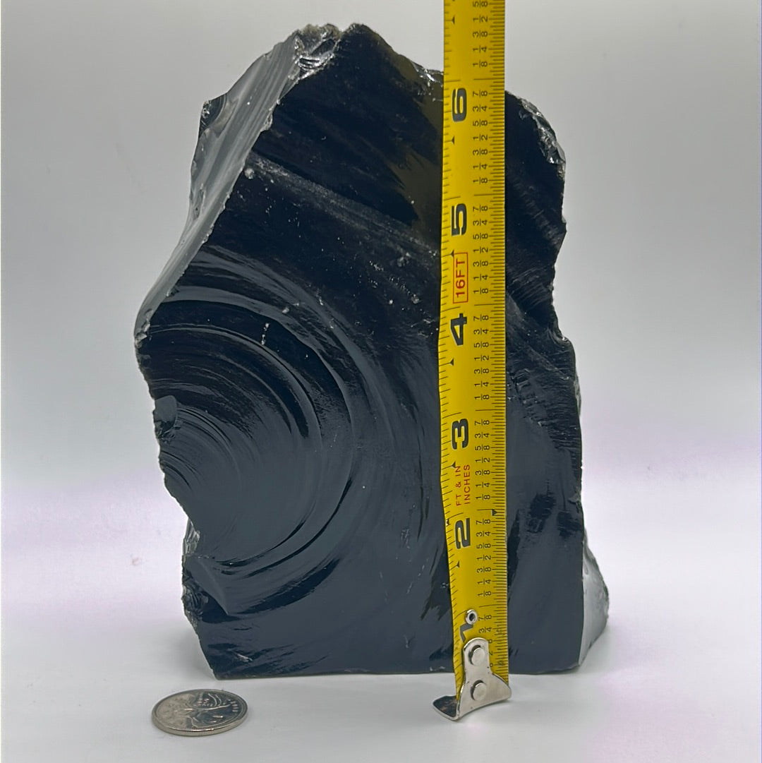 Black Obsidian Rough Cut Freeform 5