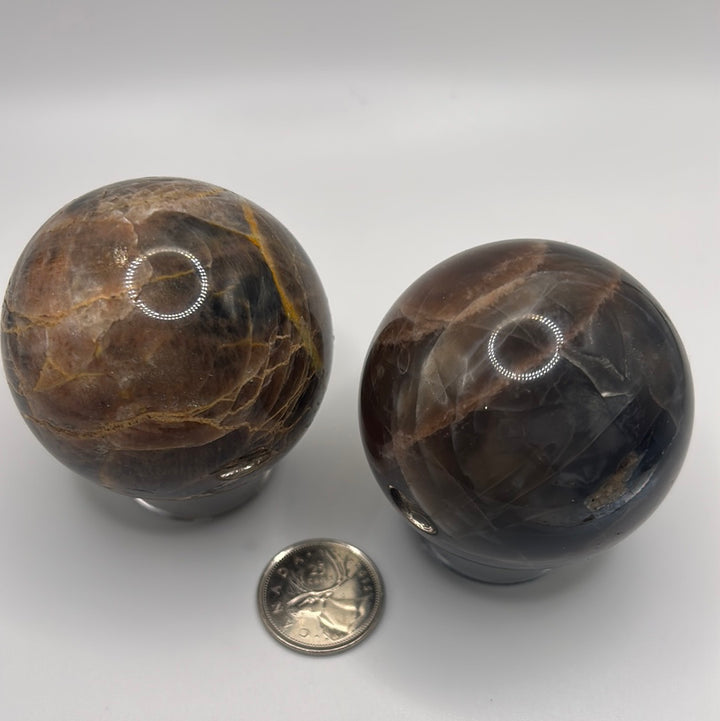 Black Moonstone Sphere (M)