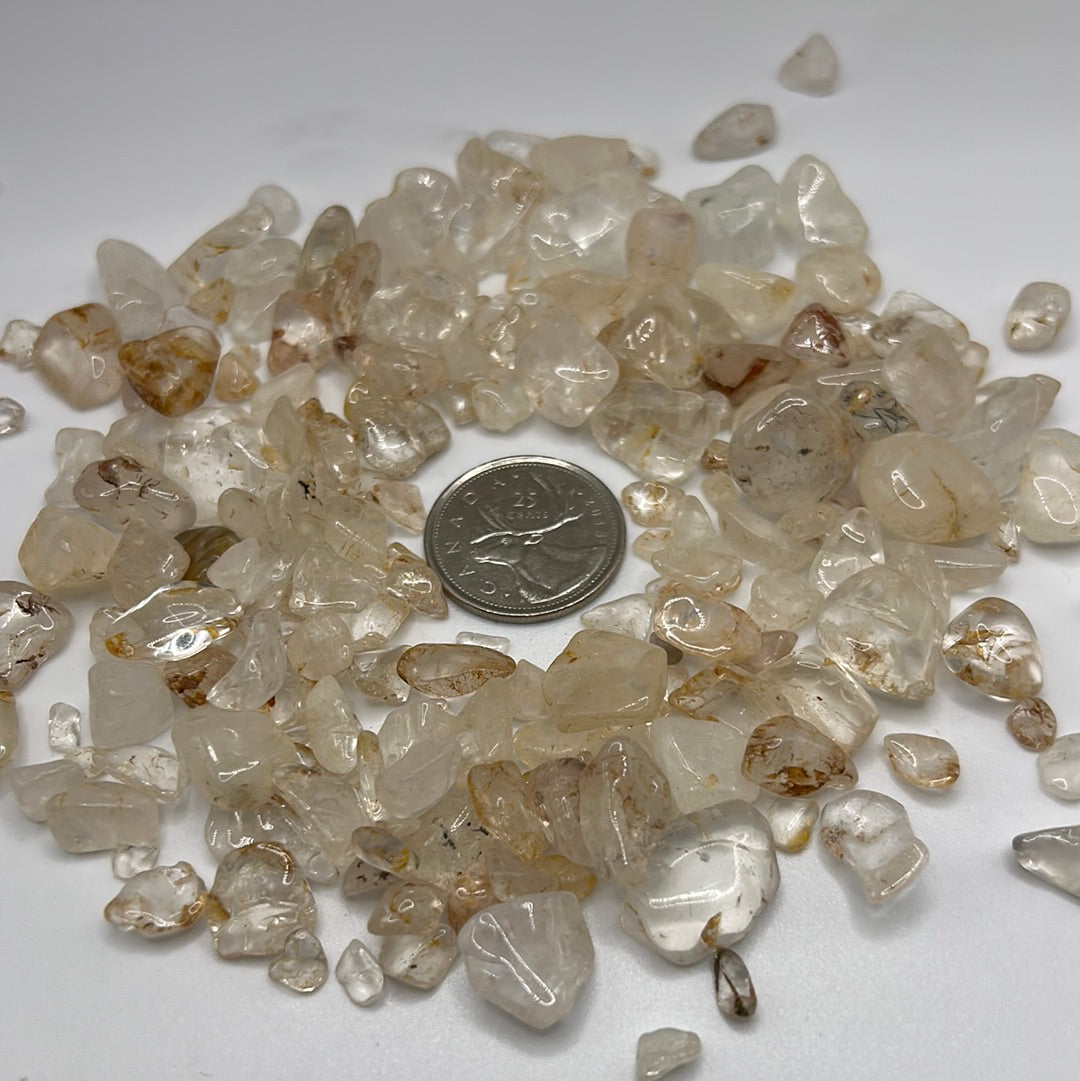 Clear Quartz Crystal Chips (lb)