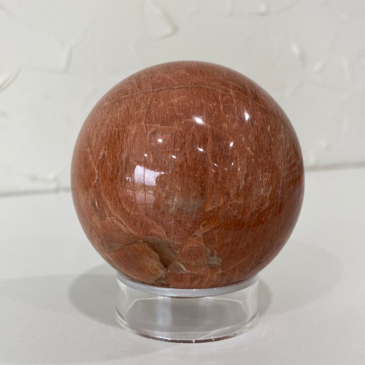 Peach Moonstone Spheres (M)
