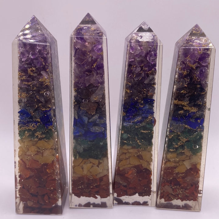 Orgonite Chakra Obelisk